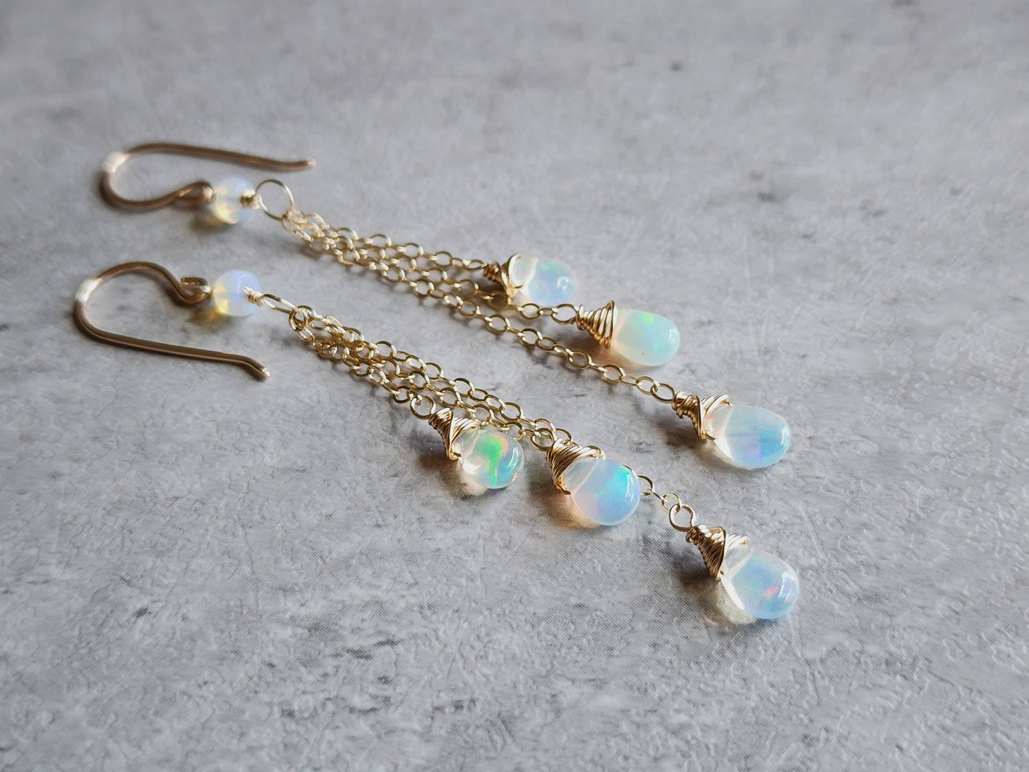 Opal Drop Earrings