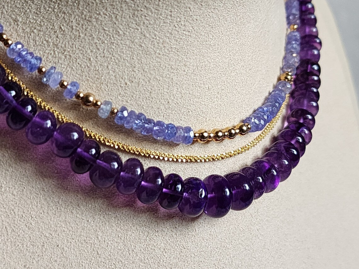 Amethyst Statement Necklace