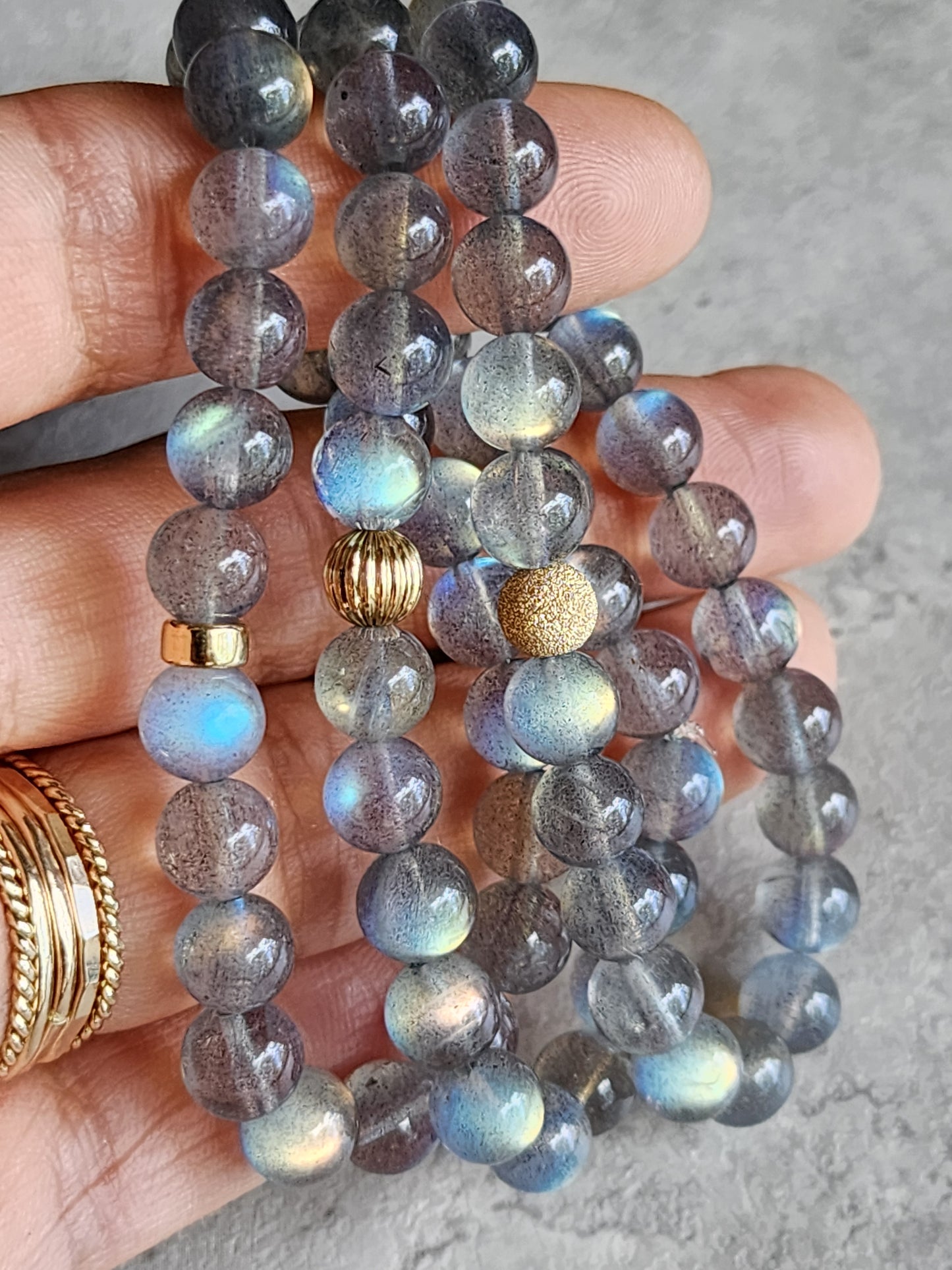 Labradorite Stretchy Bracelet 8MM