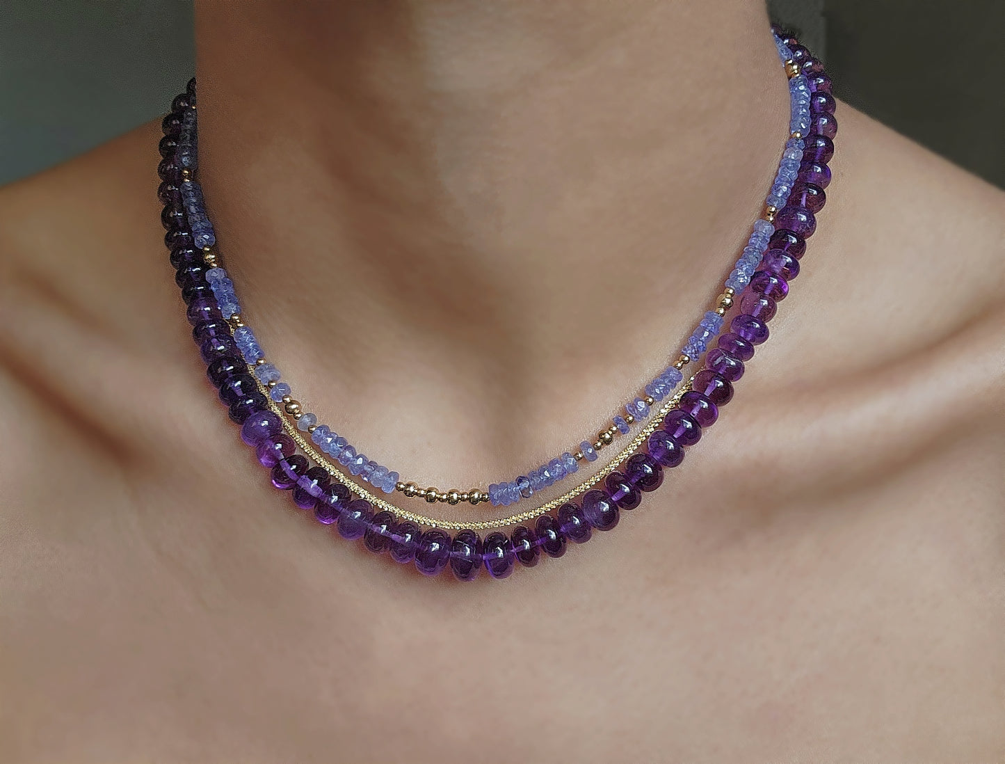 Violet Tanzanite Necklace