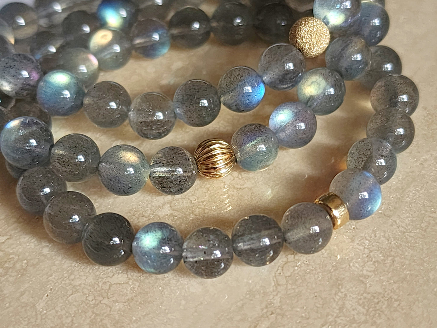 Labradorite Stretchy Bracelet 8MM