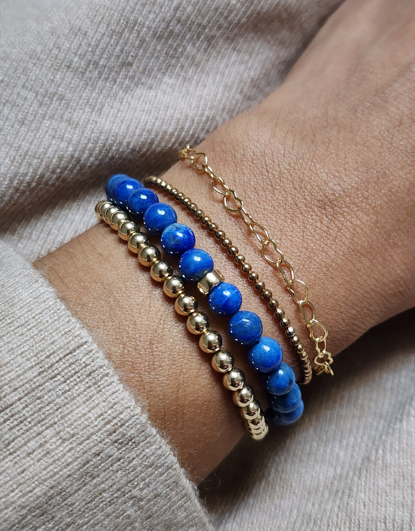 Lapis Lazuli Stretchy Bracelet 5MM