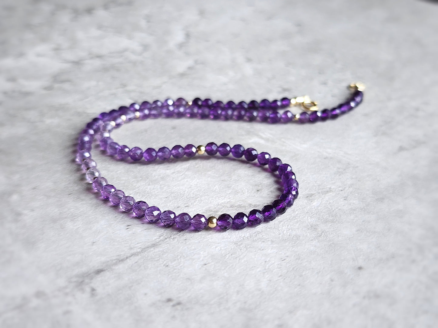 Amethyst Ombre Necklace