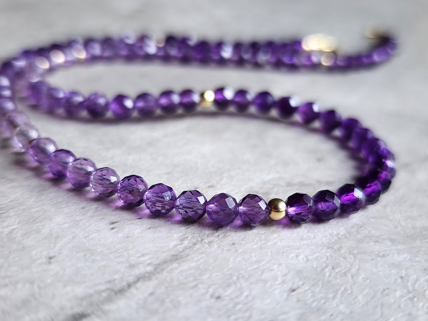 Amethyst Ombre Necklace