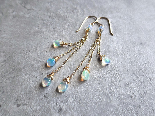 Opal Drop Earrings