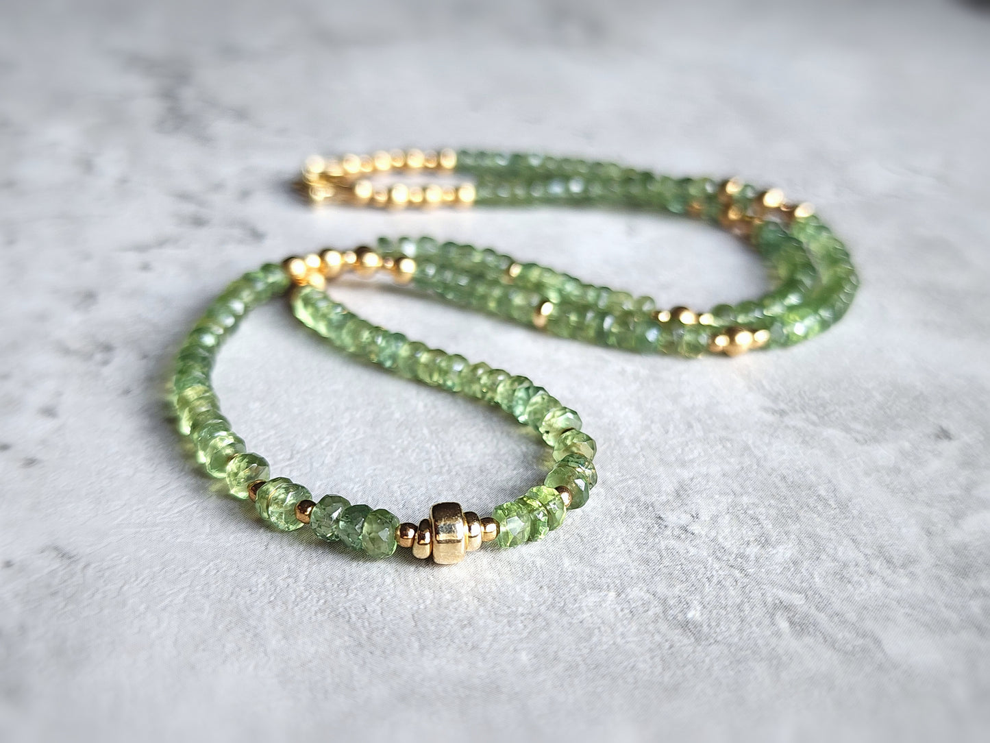 Green Apatite Necklace