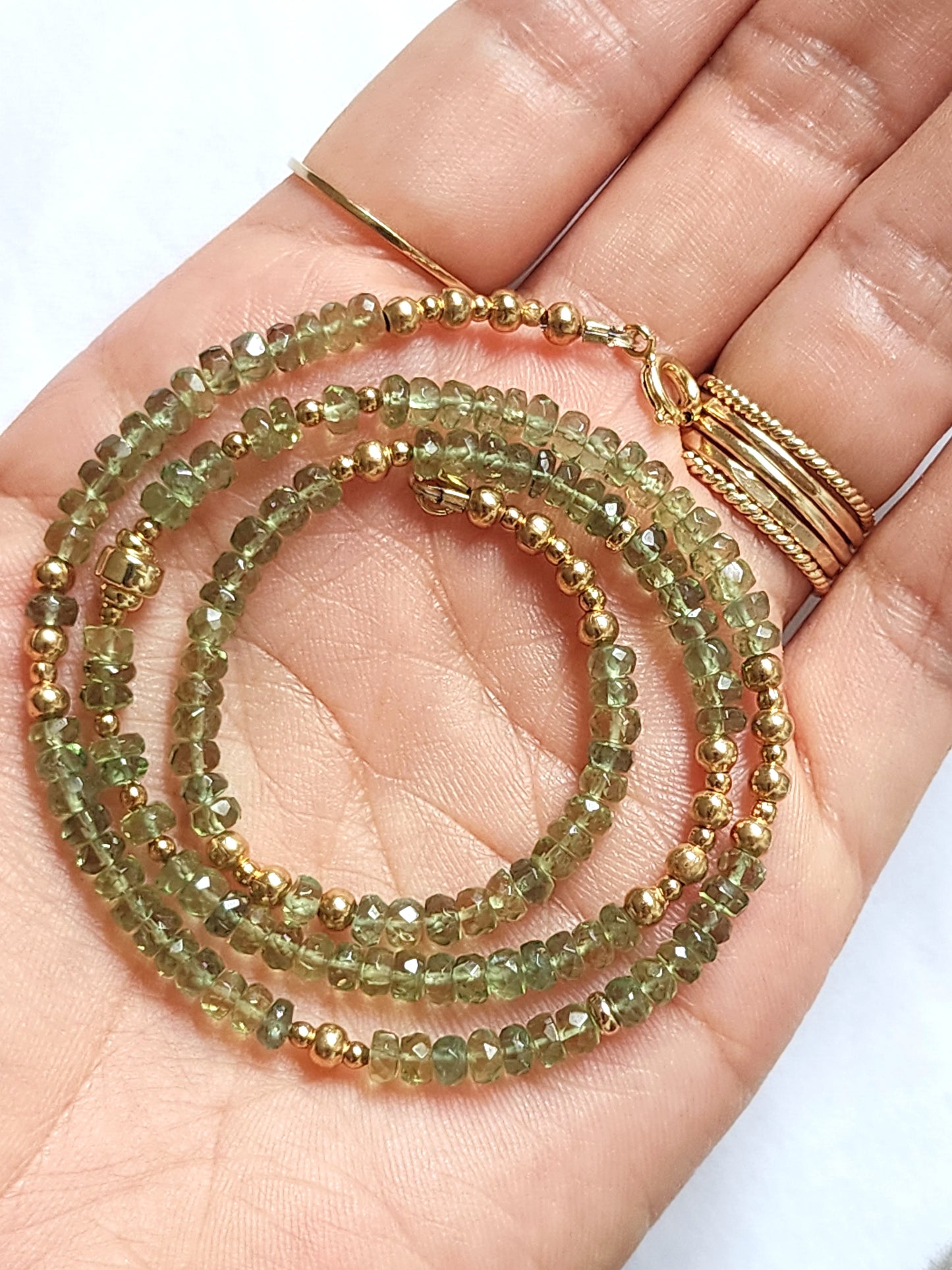 Green Apatite Necklace