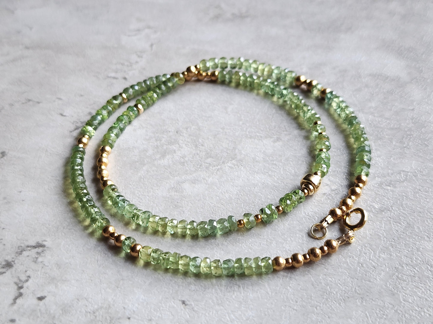 Green Apatite Necklace