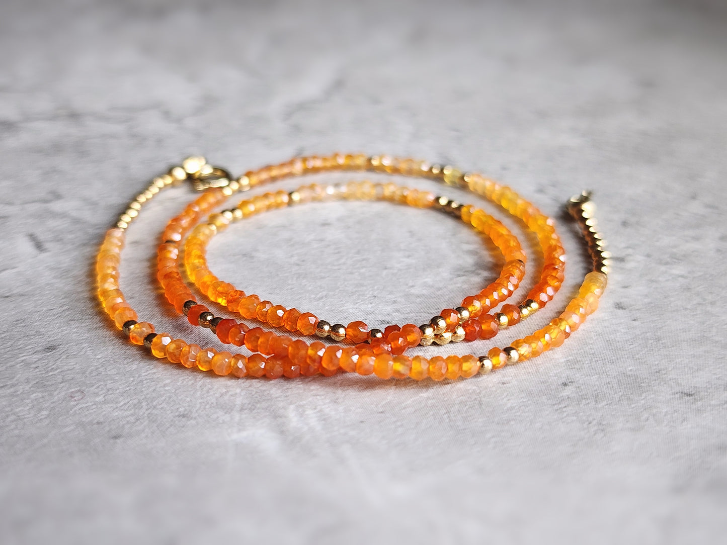 Carnelian Stacking Necklace