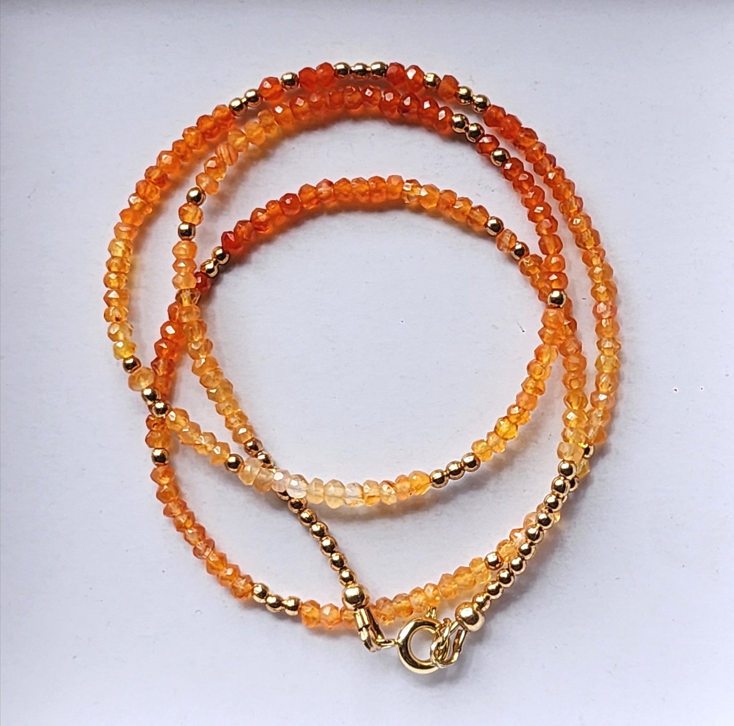 Carnelian Stacking Necklace