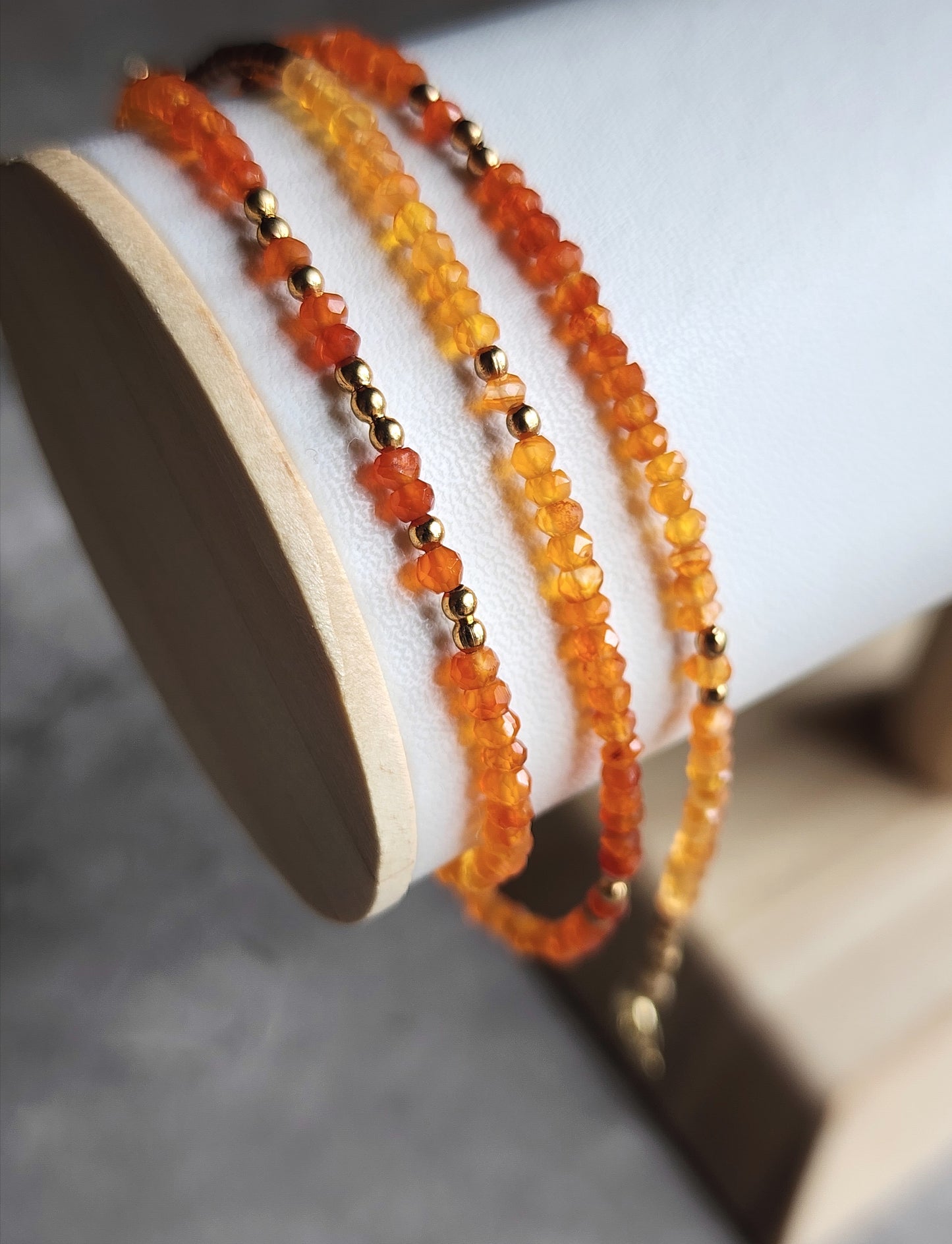 Carnelian Stacking Necklace