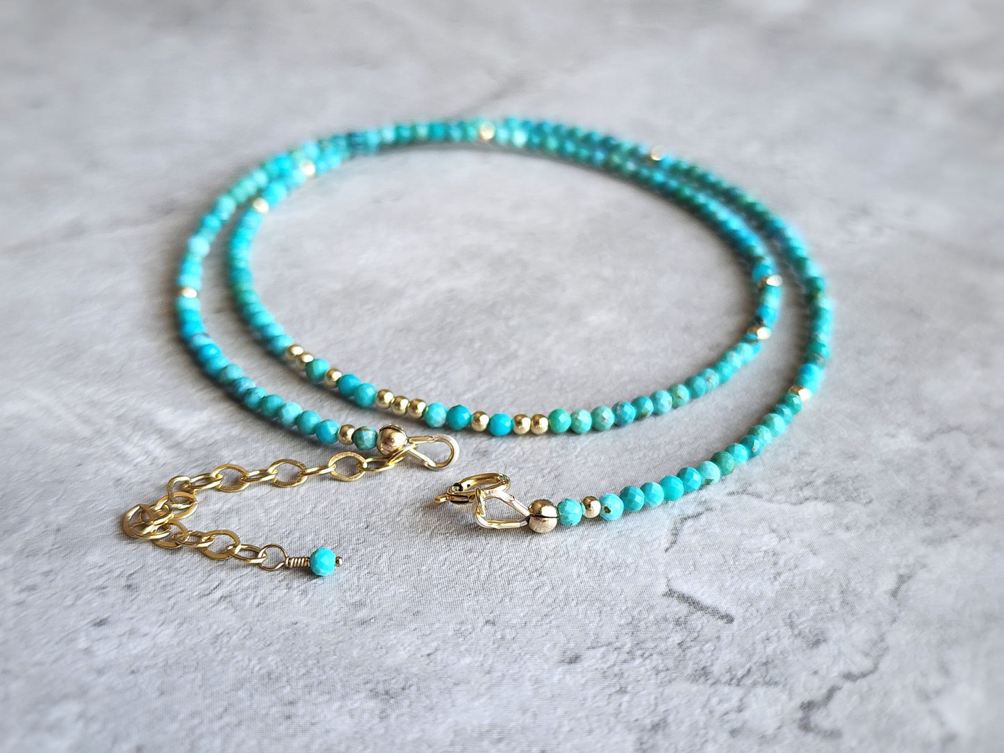 Turquoise Stacking Necklace