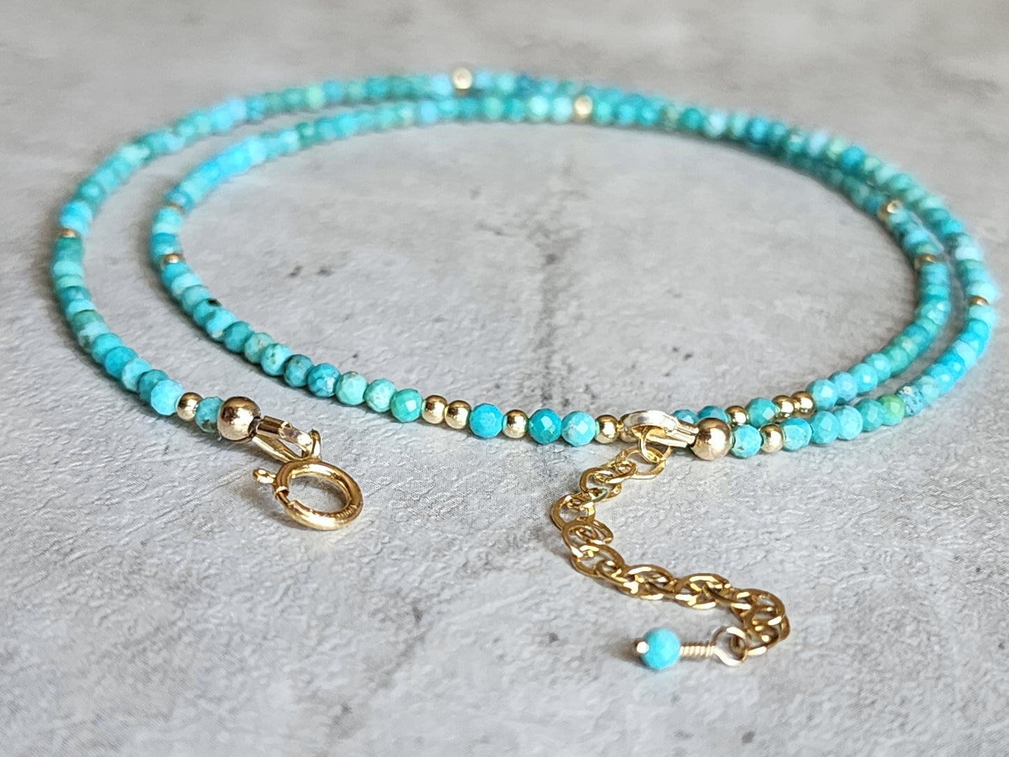 Turquoise Stacking Necklace