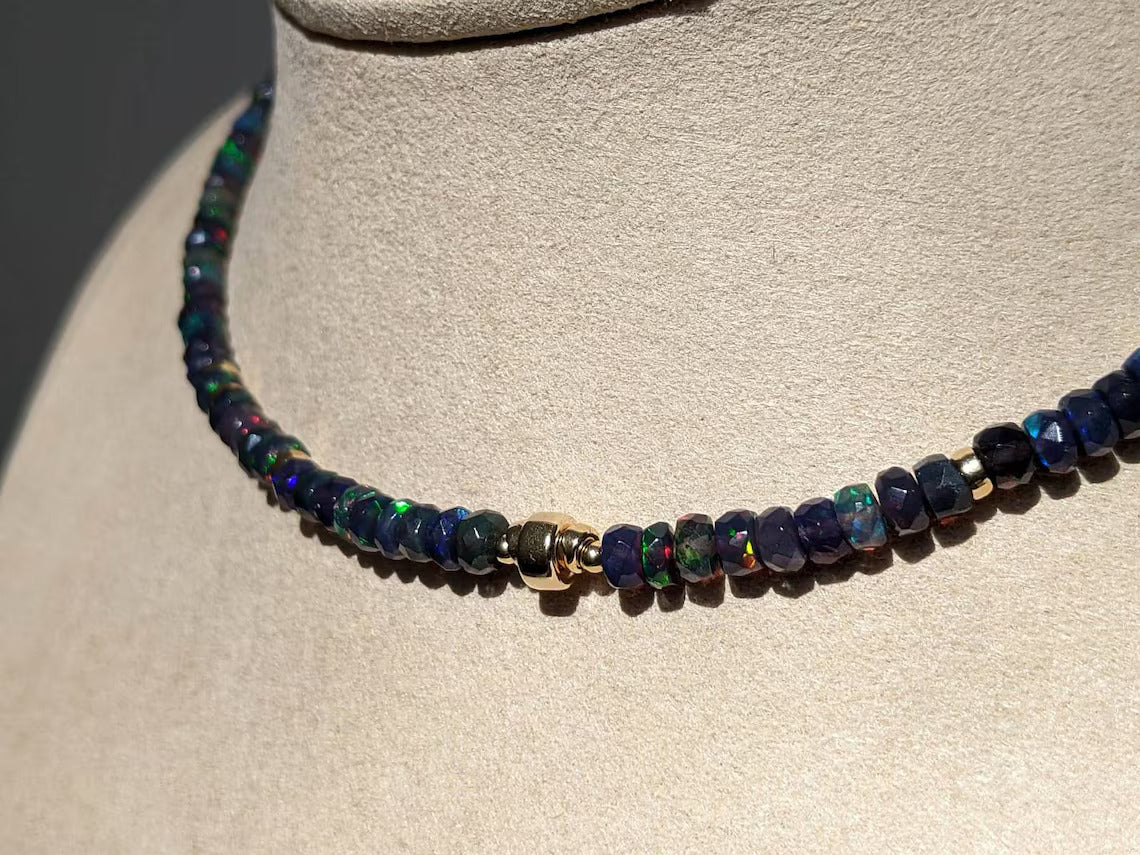 Black Opal Necklace