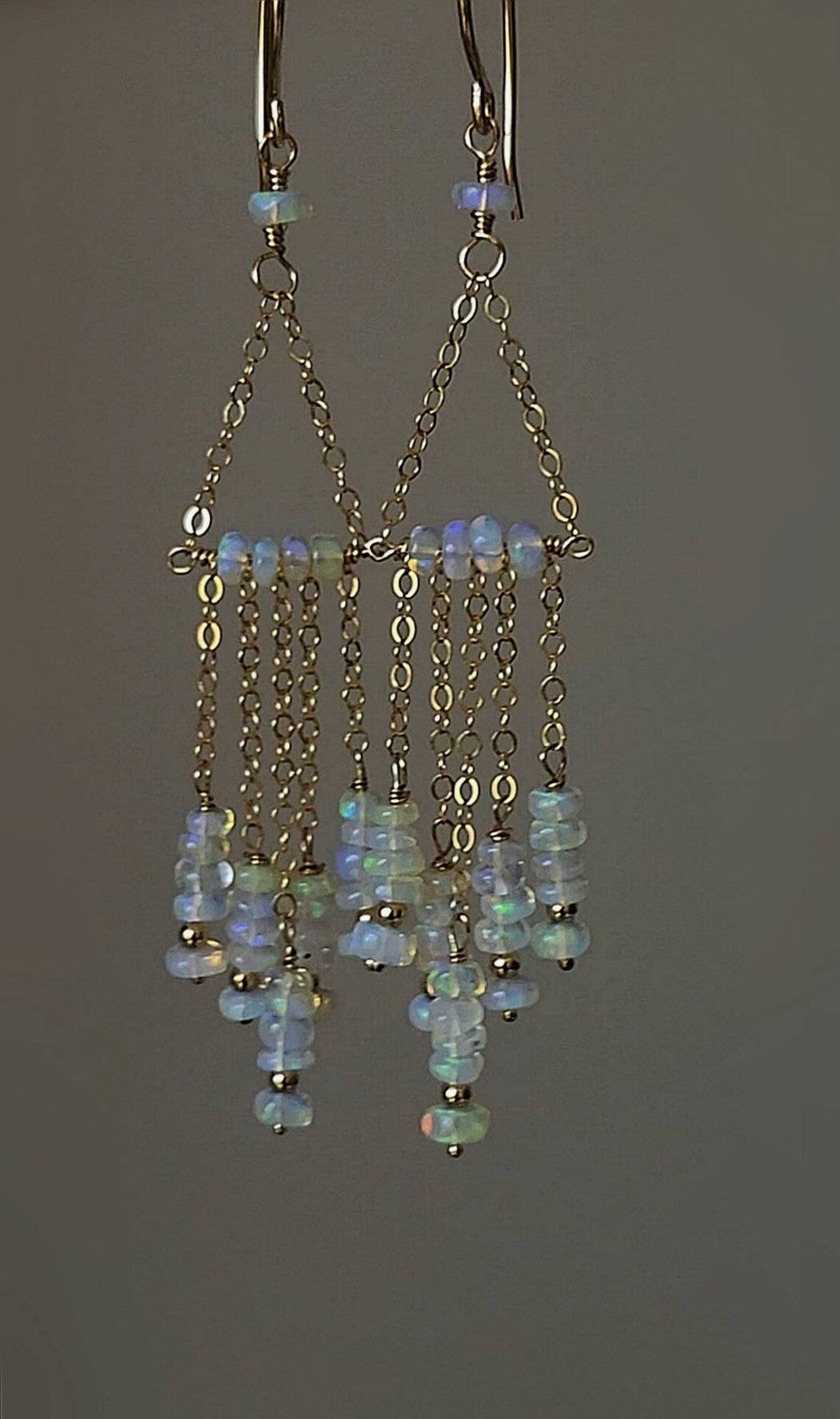 Opal Chandelier Earrings