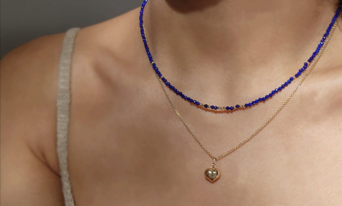 Lapis Lazuli Stacking Necklace