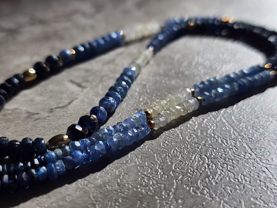 Ombre Sapphire Necklace