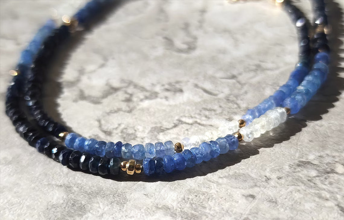 Ombre Sapphire Necklace