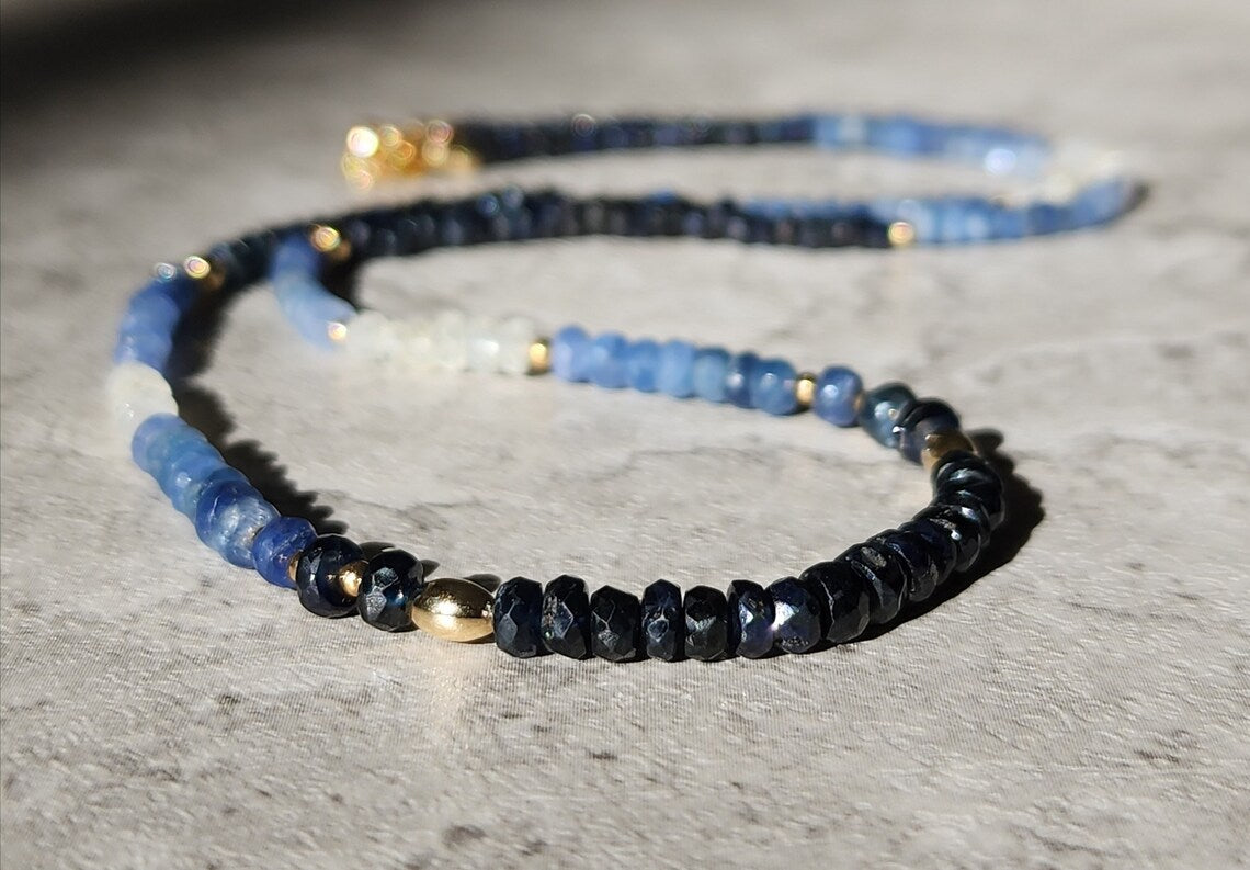 Ombre Sapphire Necklace