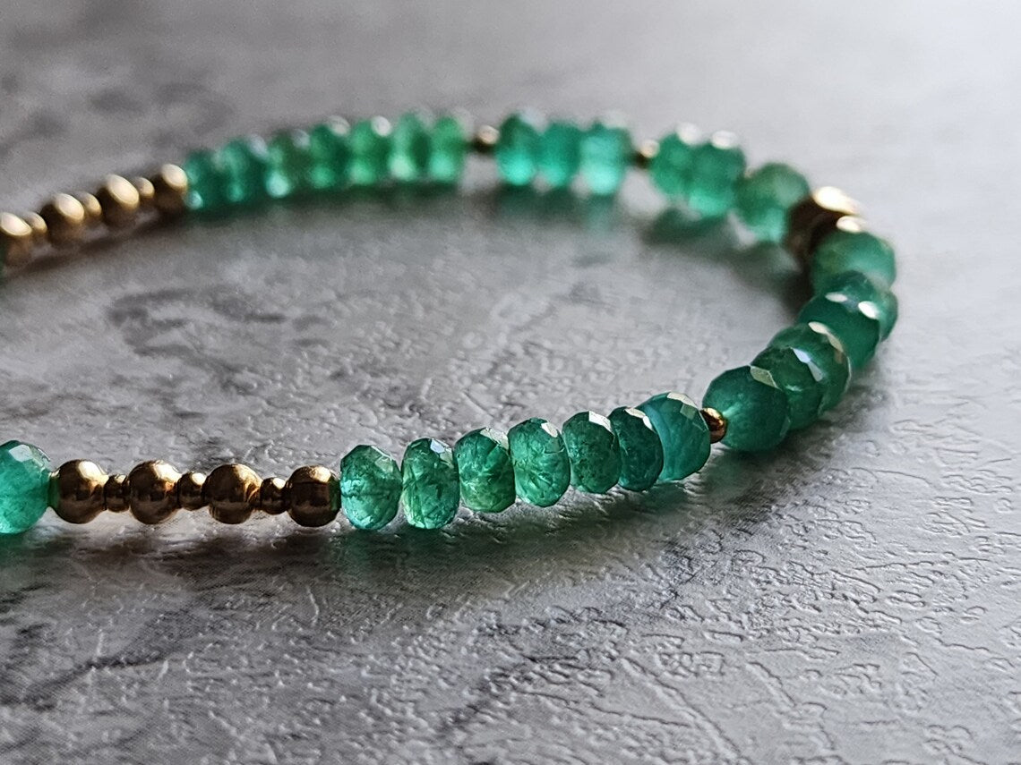 Emerald Layering Necklace