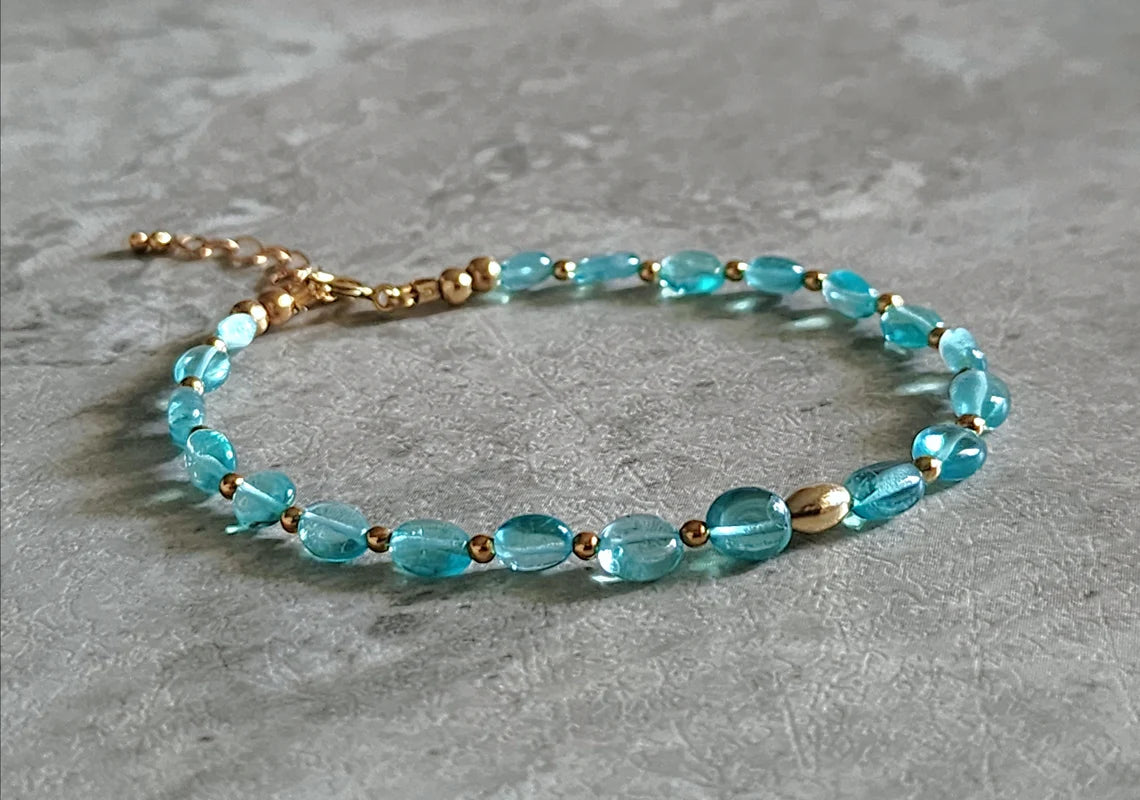 Sky Blue Apatite Bracelet