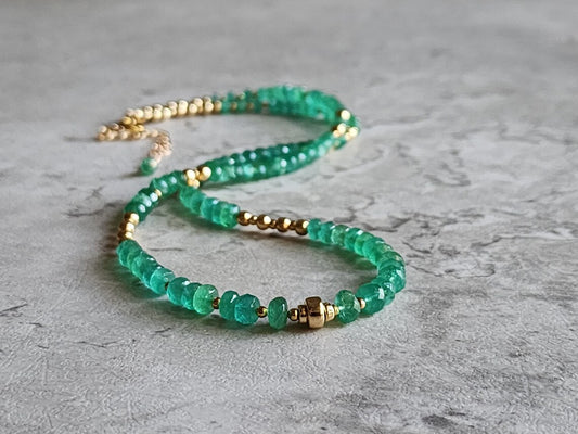 Emerald Layering Necklace