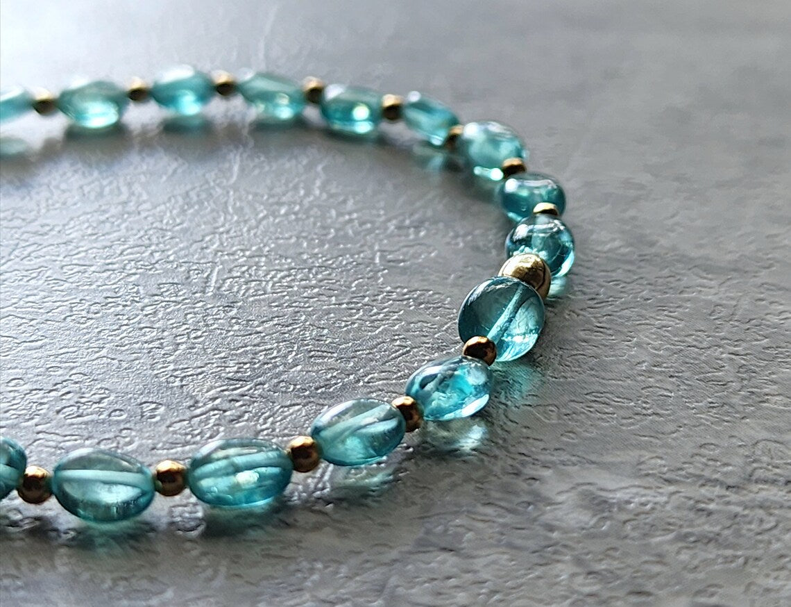 Sky Blue Apatite Bracelet