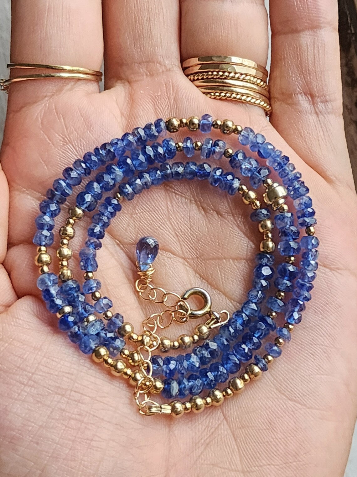 Blue Kyanite Necklace