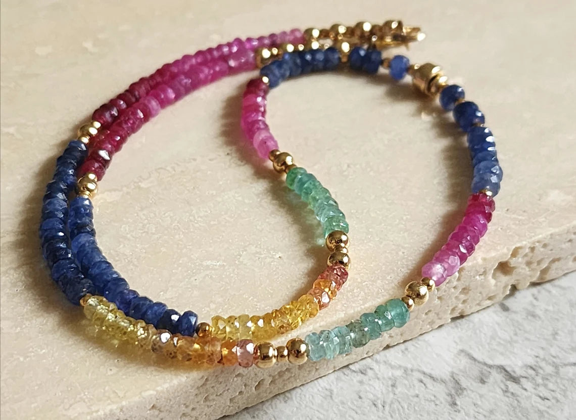 Multicolour Sapphire Necklace