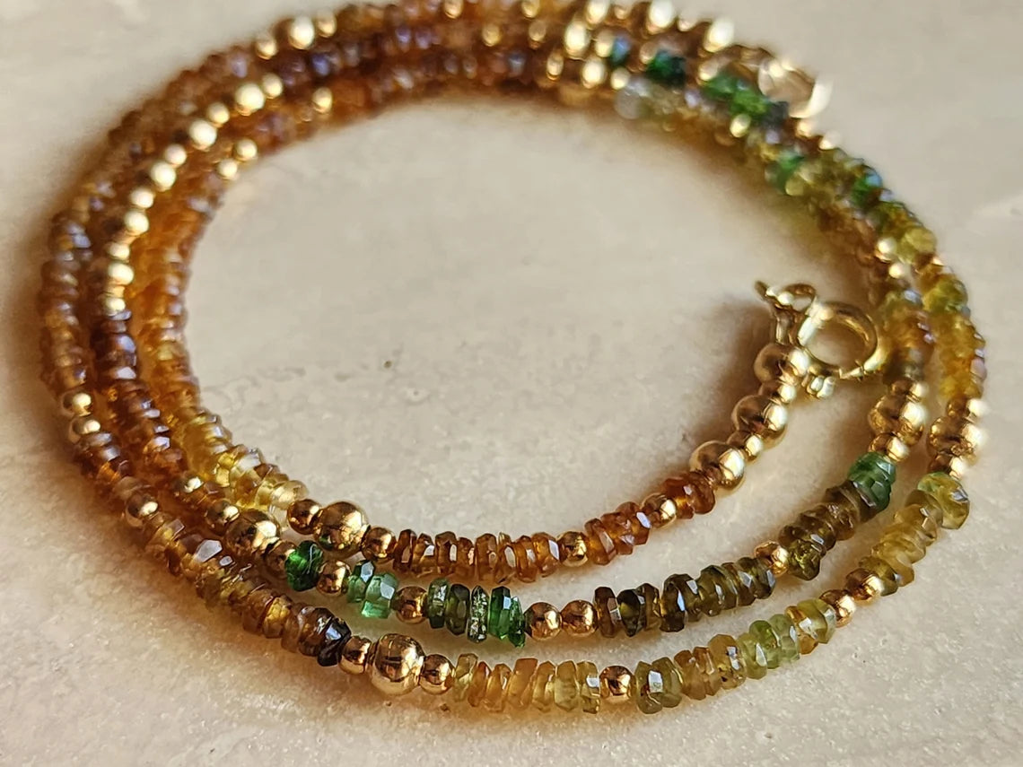 Green Tourmaline Necklace