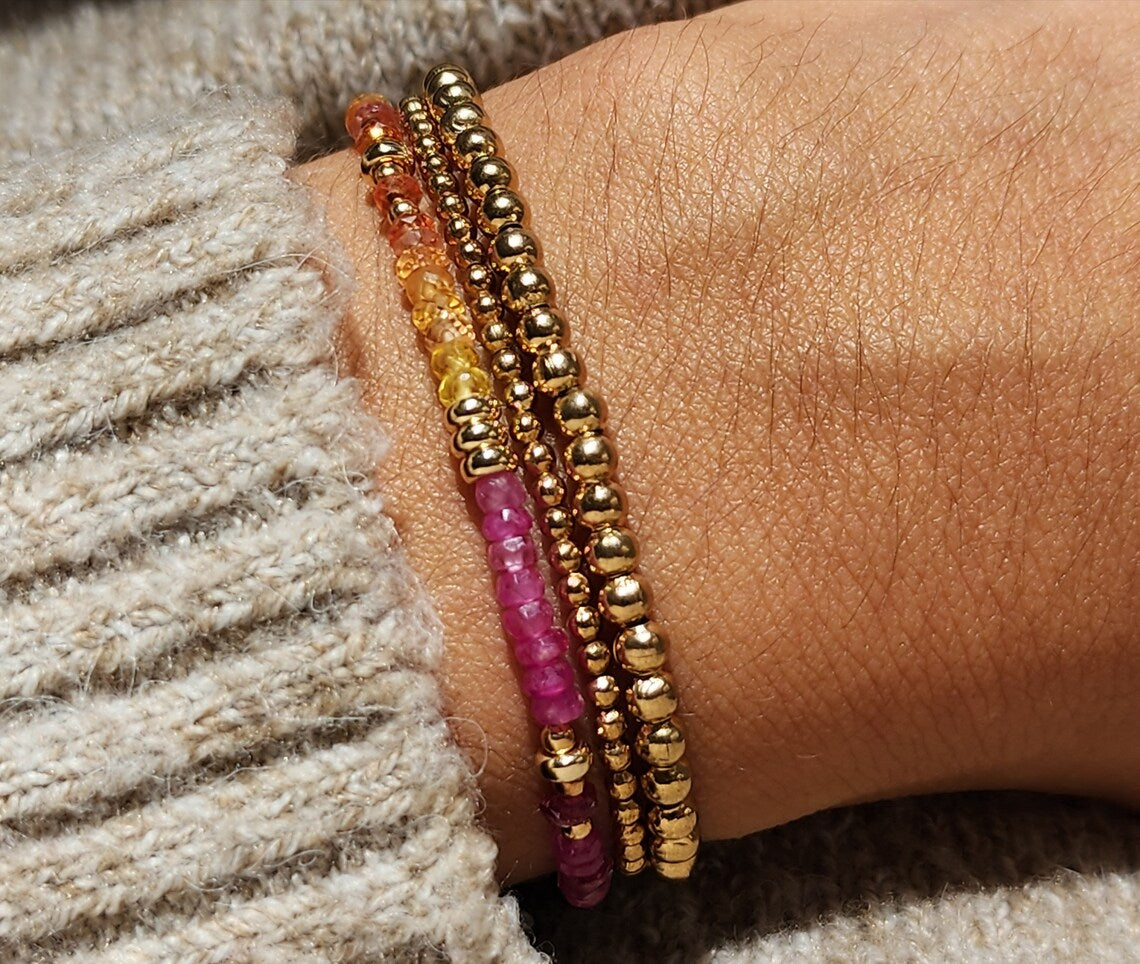 Rainbow Sapphire Bracelet