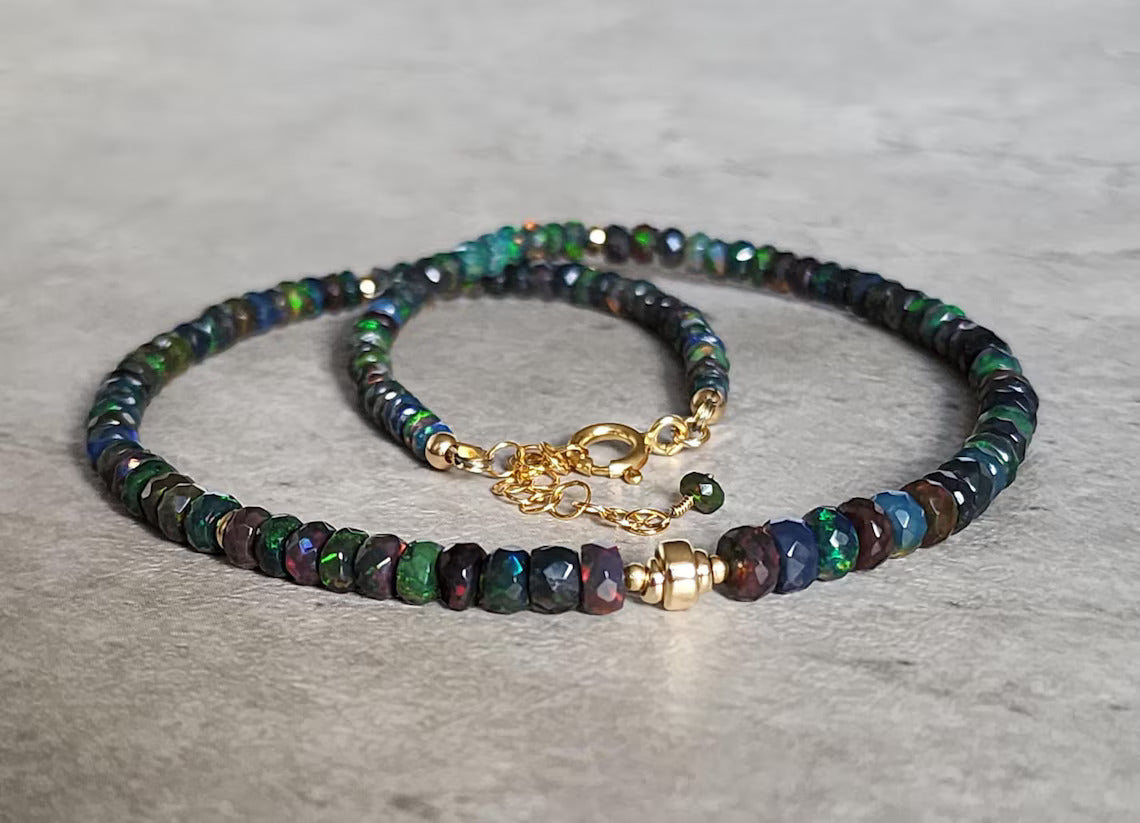 Black Opal Necklace