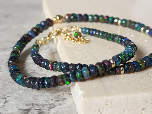 Black Opal Necklace