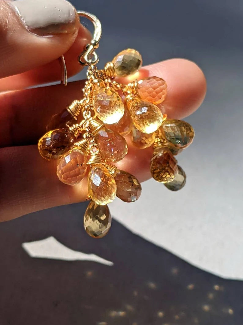 Citrine Cascade Earrings