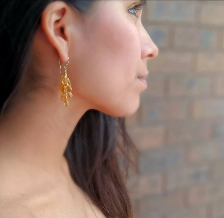 Citrine Cascade Earrings