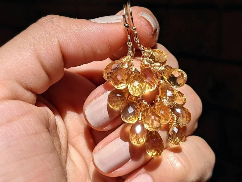 Citrine Cascade Earrings