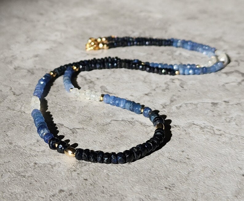 Ombre Sapphire Necklace