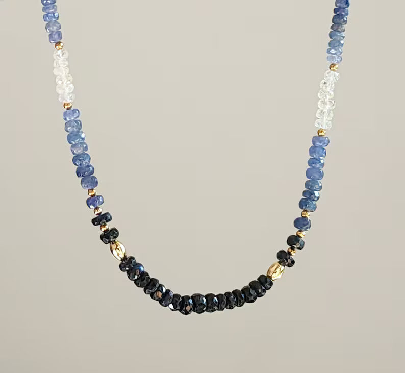 Ombre Sapphire Necklace