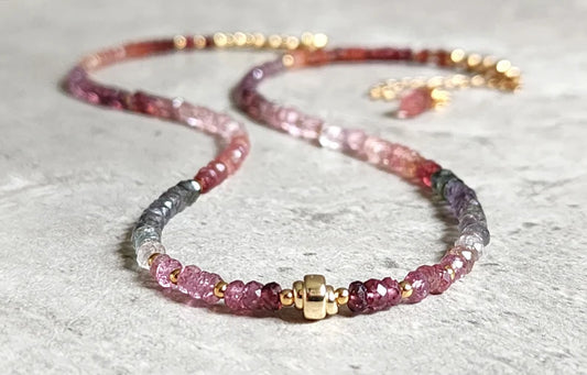 Multicoloured Spinel Necklace