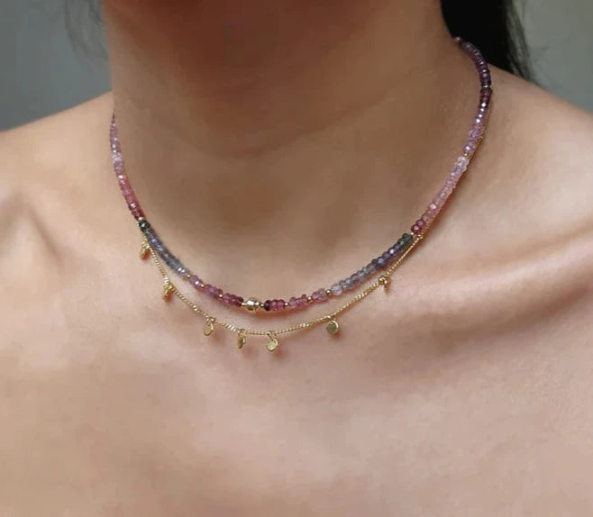 Multicoloured Spinel Necklace