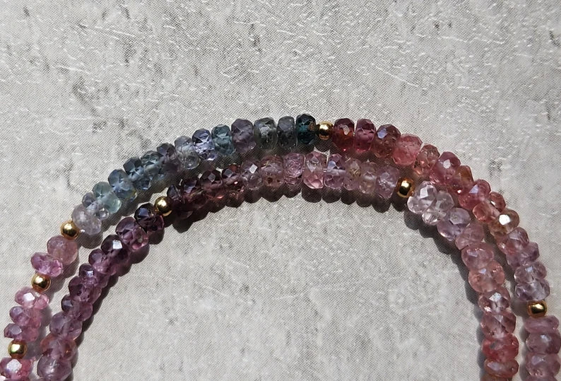 Multicoloured Spinel Necklace