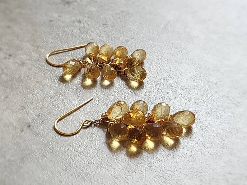 Citrine Cascade Earrings