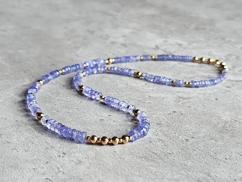 Violet Tanzanite Necklace