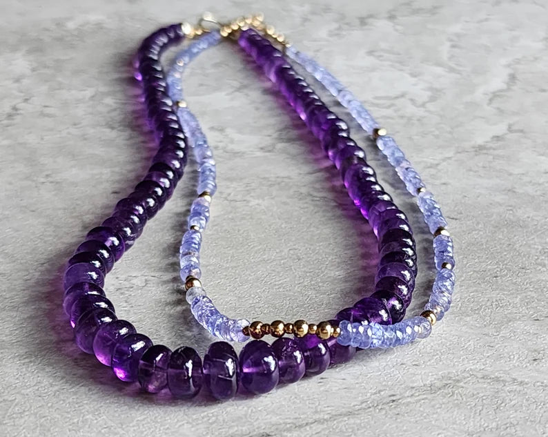 Violet Tanzanite Necklace