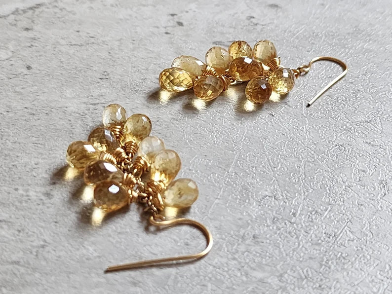 Citrine Cascade Earrings