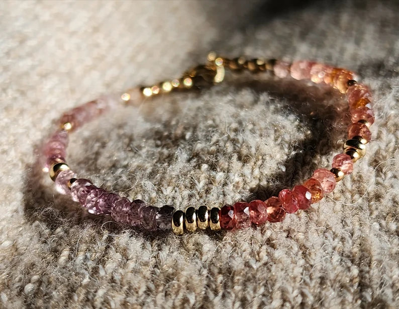 Multicoloured Spinel Bracelet