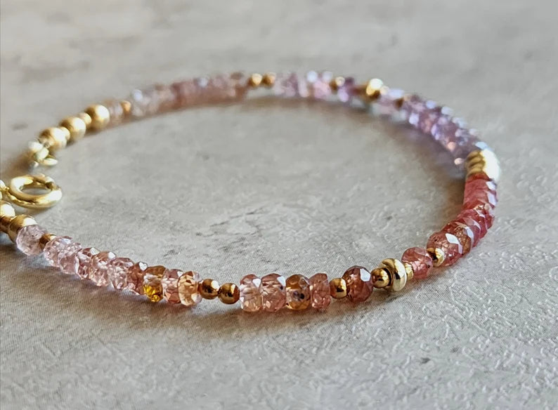 Multicoloured Spinel Bracelet