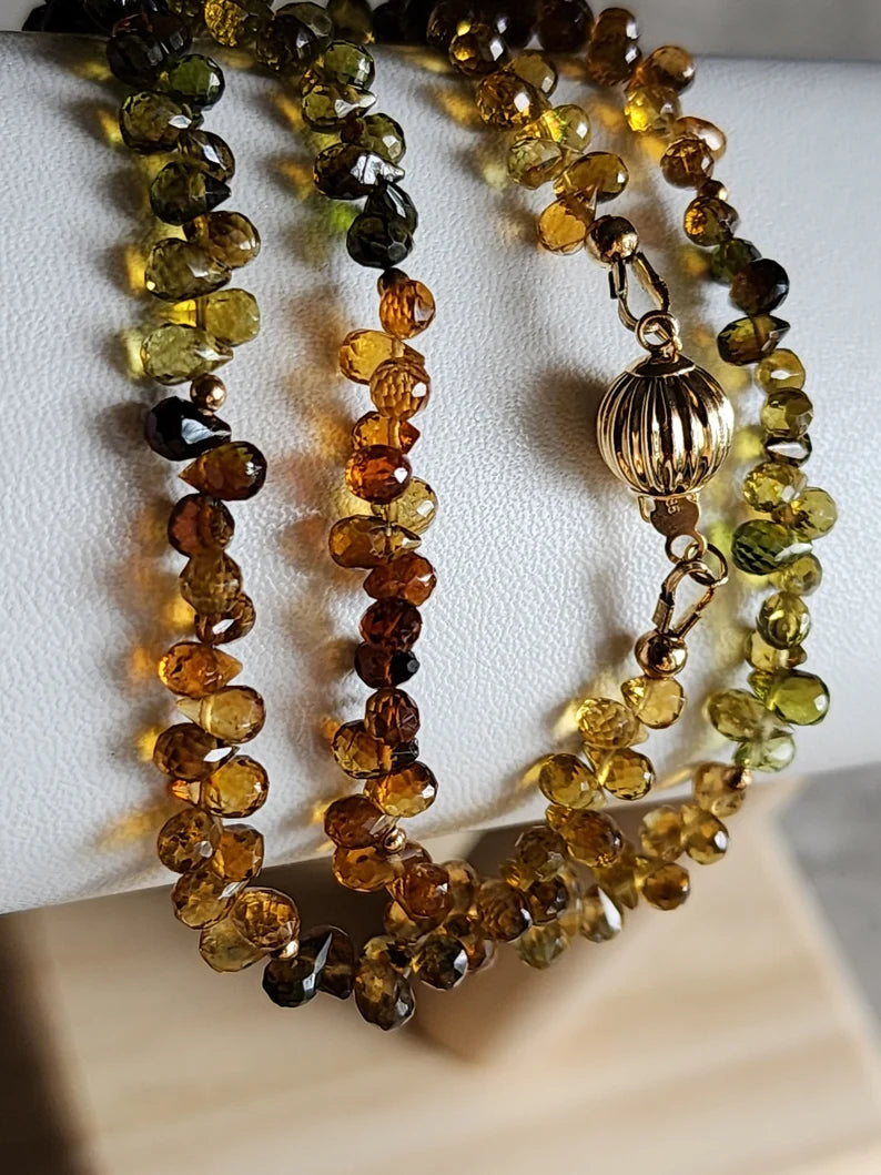 Petro Tourmaline Drop Necklace