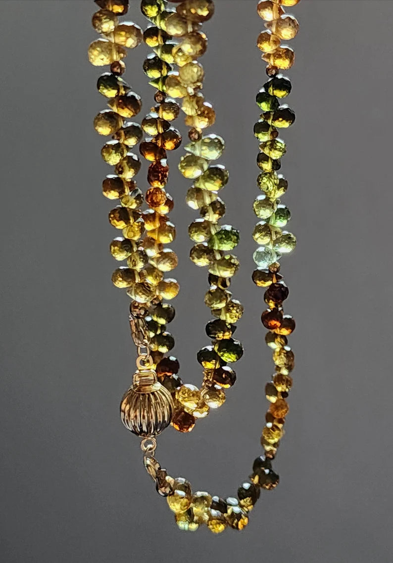 Petro Tourmaline Drop Necklace