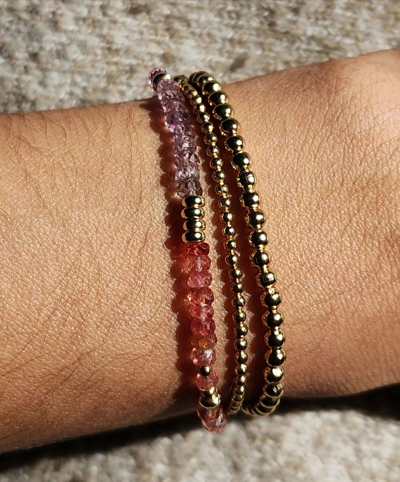 Multicoloured Spinel Bracelet